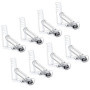 CZ Store®-✮Marque Française✮-Pince Nappe|Lot de 8|✮✮Garantie A Vie✮✮-Fixe Nappe avec Clip à Ressort-Pince Nappe Exterieur en Pla