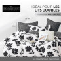 DRAP HOUSE Housse de Couette 220x240 cm avec 2 Taies d'oreiller 63x63 cm – Parure de lit en Coton Douce,Fermeture Éclair, pour L