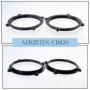AERZETIX - C11620 - Lot de 2 Adaptateurs/Supports pour Haut-parleurs de Voiture Ø130 mm - côté de Montage portière Avant - Compa
