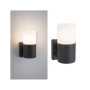 Paulmann 94649 lumin. extérieur applique Tubs IP44 rond max. 15W.,extérieur Métal, plastique Lumin, jardin E27 , Gris Dépoli
