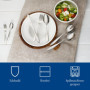 Villeroy & Boch – Arthur Ménagère Couverts 68 Pièces Pour 12 Personnes Argent/Platine, Garanti Lave-Vaisselle, Couvert En Argent