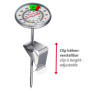 Westmark Thermomètre à lait - Thermomètre de cuisine pratique pour faire mousser le lait de façon optimale, savoureuse mousse de