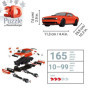Ravensburger Dodge Challenger Puzzle 3D pour Adultes et Enfants à partir de 10 Ans – Édition spéciale R/T Scat Pack Widebody – 1