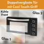 Clatronic® Mini-four avec plaques de cuisson et broche tournante | cuisson et rôtissage simultanés | mini-four à convection de 2