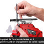 Einhell Scie sauteuse sans fil TC-JS 18/70 Li (1 x,2,5 Ah) (18 V, profondeur de coupe 70 mm, changement de lame sans outil, adap