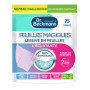 Dr. Beckmann FEUILLES MAGIQUES Lessive en feuilles L'ÉCLATANTE | Format pré-dosé, pratique et léger | 100% hydrosoluble, facile 