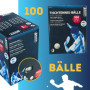 Best Sporting Lot de 100 balles de Tennis de Table Blanches I 1 étoile de qualité I Set de Tennis de Table pour l'intérieur et l
