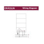 GRÄSSLIN 01.28.1001.1 talento 111 SK- Horloge de Distribution analogique avec Programme journalier I 3TE I 1 Canal I Montage sur