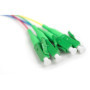DIGITUS FTTH Drop Cable - monomode - OS2-4 fibres - 4 connecteurs LC/APC - flexion optimisée G.657A2 - LSZH - 50 m de longueur d