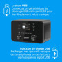 TechniSat DIGITRADIO 550 IR - Radio Internet stéréo (Dab+, FM, WLAN, Bluetooth, contrôle Via Application, réveil), Noir