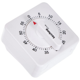 Technoline KZW Cour de Temps Réveil Analog Blanc