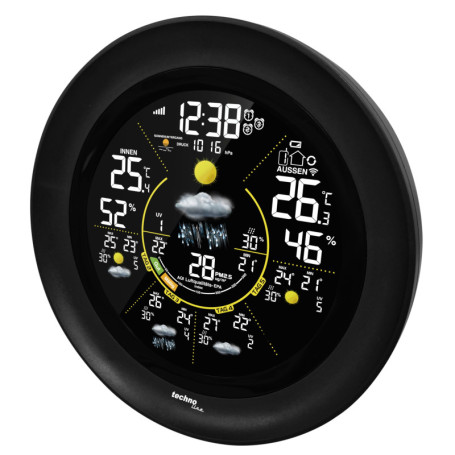 WD3040 Station météo Internet - Design spécial élégant - Prévisions météorologiques régionales - Températures - Utilisation avec