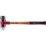 Simplex 3029.030 Marteau sans danger en caoutchouc et métal souple avec boîtier en fonte malléable et manche en bois de qualité 