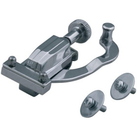 GEWA, Déclencheur de timbre, Standard, Déclencheur pour caisse claire moulé, Écartement des trous 40 mm, Avec les vis