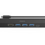 Hama Hub USB-C Multiports (Adaptateur 6 en 1: 3 USB-A, 1 USB-C Power Delivery PD, 1 HDMI, 1 Ethernet, Station d'Acceuil PC Porta