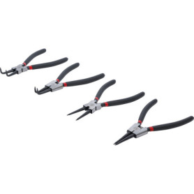 BGS Diy 52100 | Jeu de pinces à circlips 175 mm | 4 pièces