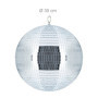 Relaxdays Boule à Facette, à Suspendre, pour Plafond, Grande , déco-fêtes, fêtes à thème, Disco Ball diamètre 30 cm, Couleur arg