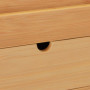 relaxdays Organiseur de Bureau avec tiroir, 6 tiroirs, Bambou, boîte de Rangement, Office, HLP 15 x 28 x 16,5 cm, Nature