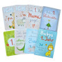 JAKO-O Cartes de naissance et de première année pour bébé - Jalons importants pour bébé - Cartes également comme journal intime 
