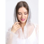 welsberg 2x Poncho Pluie Imperméable avec capuche et manches, Cape de Pluie réutilisable pour adultes Unisexe, taille unique, tr