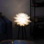 kwmobile Lampe design lotus - Abat-jour XL à monter - Luminaire IQ plafond - Ensemble avec montage plafonnier câble 90cm douille