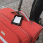kwmobile Étiquette bagage pour valise - Tag porte-étiquettes pour valise et sac de voyage avec carte nom adresse numéro - Don't 