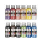 Ideen mit Herz Sable coloré fin - 12 bouteilles de 30 g chacune - 12 couleurs - Sable décoratif - Multicolore