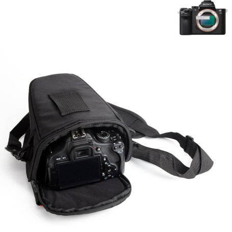 K-S-Trade Housse pour Sony Alpha 7 II Compatible avec Sony Alpha 7 II Sac Appareil Photo Reflex Saccoche Étui Pouchette Gadget A