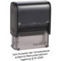 Die Stempel GmbH - Auto-encreur Imprint 2 / Texte en stock - Règlement des petites entreprises - Tampon texte de stock pour l'ét