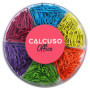 CALCUSO Lot de 480 trombones colorés – pinces métalliques pour fournitures de bureau et scolaires