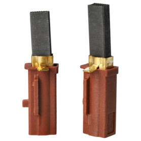 vhbw 2x Balais de charbon pour moteur 6,3 x 11 x 33mm compatible avec Ametek Lamb moteurs électriques aspirateur