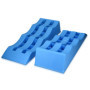 Navaris 2X Rampe de Levage Caravane - 2X Cale de Roue 59 x 17,5 x 7,5 cm Nivellement Camping Car Camion - Léger - Robuste - 2 To