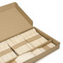 Navaris Set Couverts en Bois - Lot 100x Fourchette 50x Couteau 50x Cuillère en Bois de Bouleau - 100% Naturel Biodégradable et É