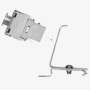 kwmobile 4X Module Keystone RJ45 Cat 6a - Modules de Brassage pour Branchement Câble RJ45 - Connecteur Blindé avec Support pour 