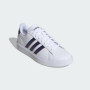 adidas Grand Court 2.0 Chaussures de Tennis pour Homme, Ftwwht/Bleu foncé/Prelsc, 42 2/3 EU
