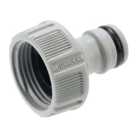 Nez de robinet 26,5 mm (G 3/4 Pouce) de Gardena : raccord pour robinets avec filetage, raccordement étanche, manipulation facile