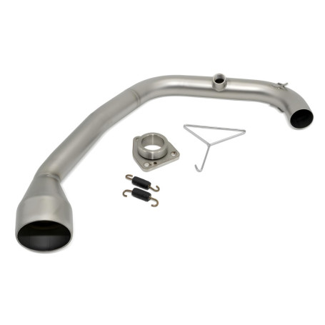 Collecteur d'échappement LeoVince SBK, en acier inoxydable pour Husqvarna Svartpilen/Vitpilen 125 Bj. 2021 >