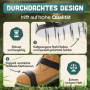RASENKÖNIG Chaussures à ongles Pro | Chaussures aératrices de pelouse + chaussures à chape | Aérateur de pelouse et aérateur pou