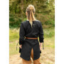 Battle-Merchant - Tunique médiévale Ylva pour femme, chemise cintrée du début médiéval, tenue de tortue, LARP, viking, pirate, N