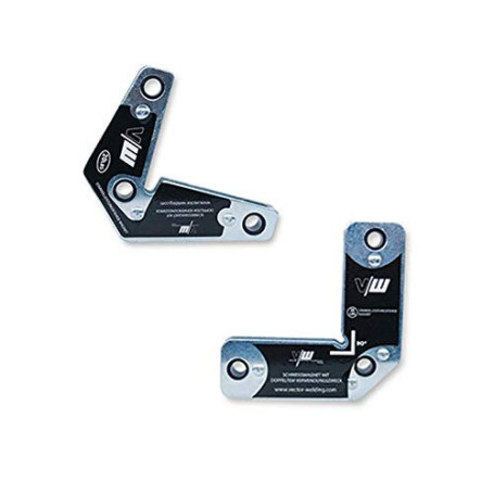 Vector Welding Lot de 2 mini aimants à souder d'angle multi-usage pour travaux de soudure