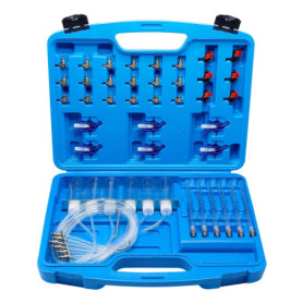 CCLIFE 24pcs retour injecteur d'injecteur diesel Avec 6 Cylindres Diesel Kit Test Rail d'injection testeur