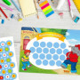 Tableau de récompense pour enfants - Bloc de 10 feuilles - Concept motivant comme aide à l'éducation - Avec de superbes autocoll