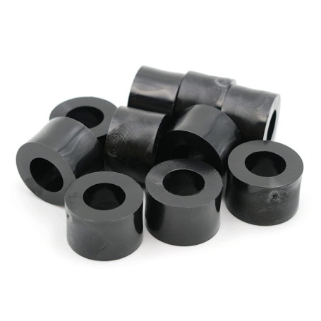 Design61 Lot de 10 entretoises rondes en polyéthylène haute densité 8 mm x Ø 15/8,2 mm M8