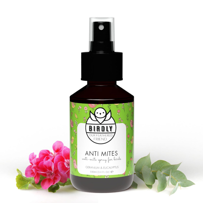 Birdly Spray Anti Acariens et Anti Poux Rouge pour Poules et | Isleden
