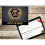 EDITON COLIBRI (10718 FR) VIP Invitations en Français: Paquet de 10 cartes d‘invitation V.I.P. pour un prochain anniversaire d‘e