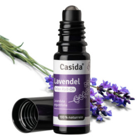Casida® Roll-On de Lavande - se relaxer pour une ambiance harmonieuse - huile parfumée, huile essentielle pour l'aromathérapie à