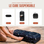 TRAVEL DUDE Compartimenteur de valise à susprendre, avec compression, en plastique recyclées | Cube d'emballage suspensible pour