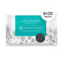 Lingettes visage et mains LILLYDOO, 160 pièces (8 x 20), tissu 100% sans plastique et sans parfum