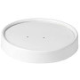 DeinPack Gobelets jetables bio en carton à emporter avec couvercle blanc I Gobelet avec revêtement intérieur PLA Gobelet à soupe