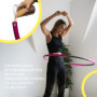 Green SEEDS GreenWise™ Hula Hoop Sport en Acier Inoxydable pour Adultes et Enfants pour la Perte de Poids, Le Massage, Le Fitnes